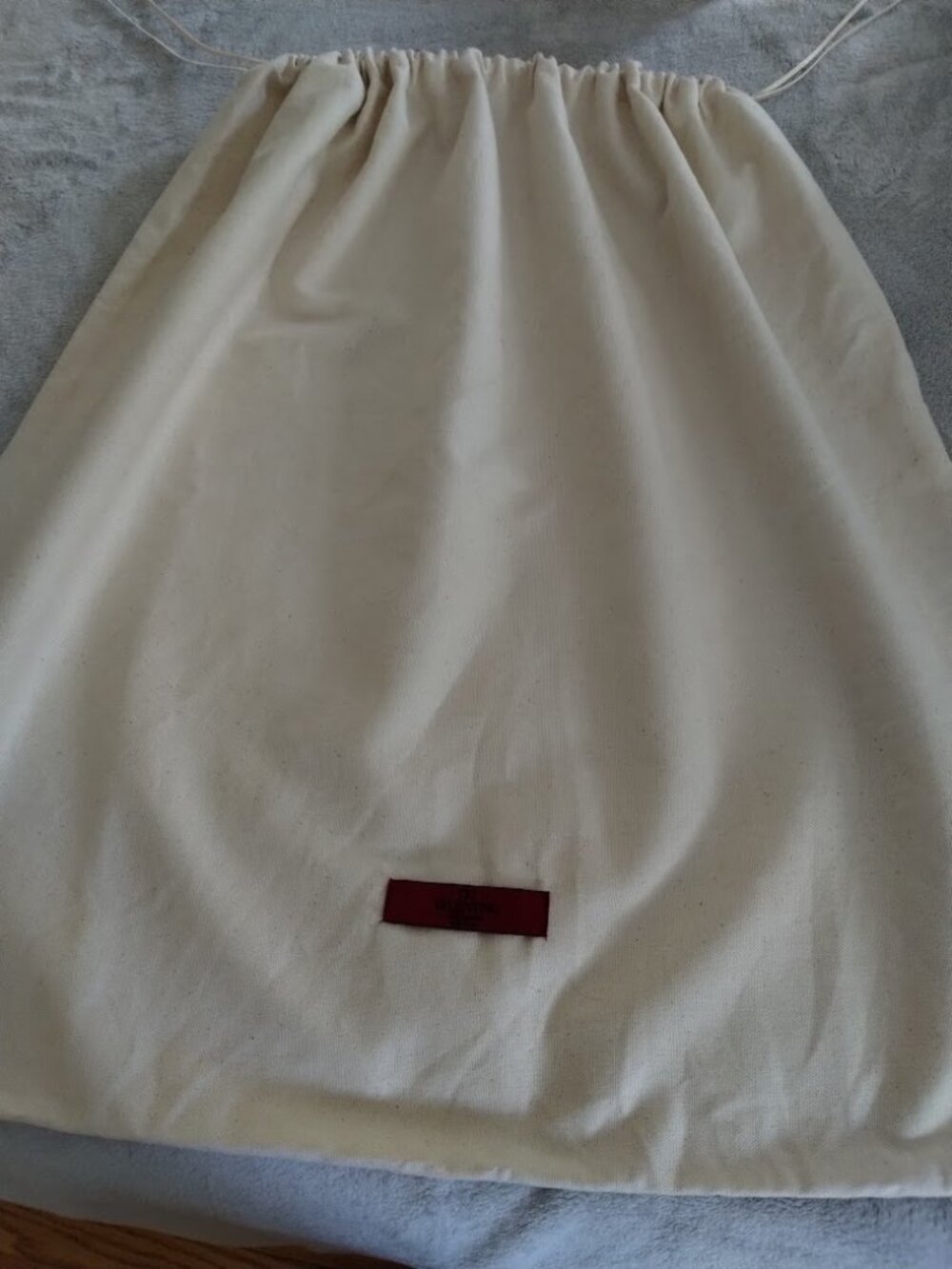 Valentino Garavani Large Dust Bag Pouch Canvas Drawstring Made in Italy 24" x24"